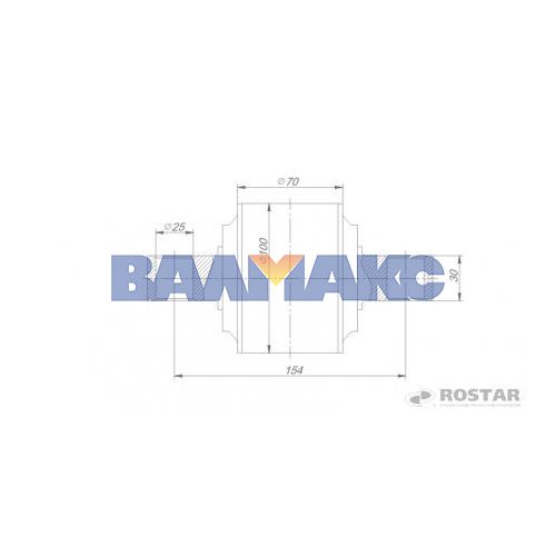 шарнир МАЗ-64229, 5516