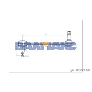 штанга реактивная КАМАЗ (кроме 6520-6460) цельнокованая L=530 мм (630-2919012-20, 5511-2919012)