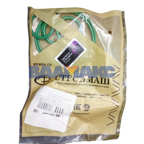 ремкомплект теплообменника Евро-1, 2 (полный, 8 наим., белый силикон)