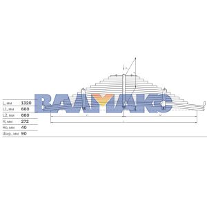 рессора задняя КамАЗ (16 листов)