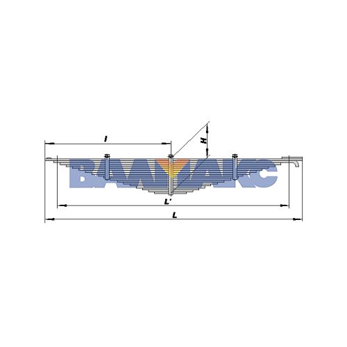 рессора передняя КамАЗ (18 листов)