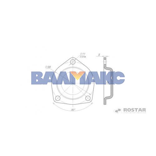 крышка для модернизации штанги 5511-2919012 при сборке с РМШ 5511-2919026-15