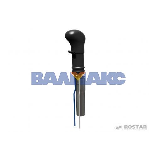 ручка на рычаг КПП ZF КАМАЗ (переключения делителя двухтрубная) ROSTAR