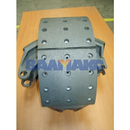 колодка тормозная (литая, длинная 4 отв. с/о)