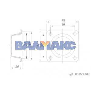 крышка шкворня верхняя
