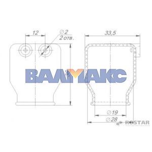 колпачок защитный выводов датчика указателя уровня топлива